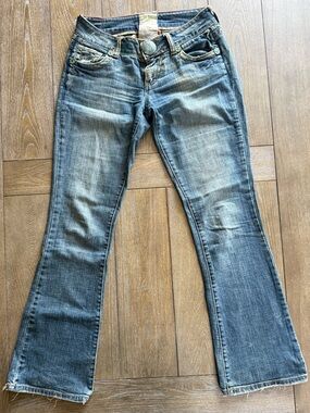 Marlow Faded Blue Flare Jeans